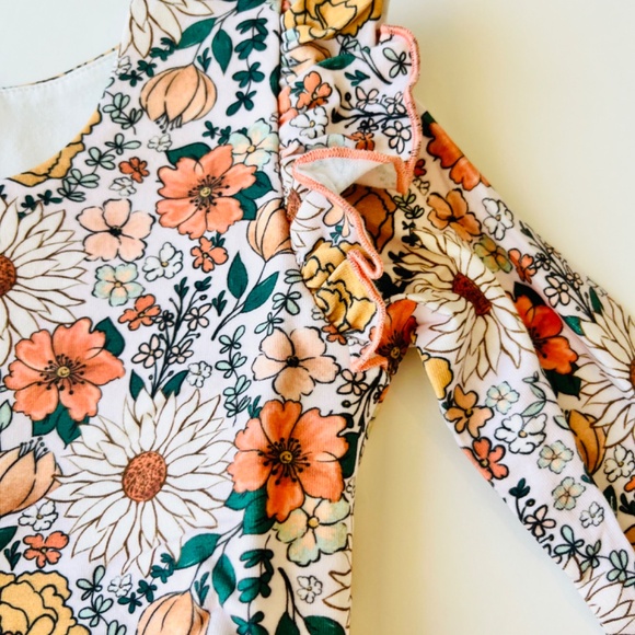 Matilda Wildflowers Fall Florals Dress with Jane Lace Trim NEW NWT Made by Molly - Picture 10 of 11